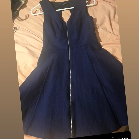 Adelyn Rae Navy Blue Mini Dress - Picture 2 of 2